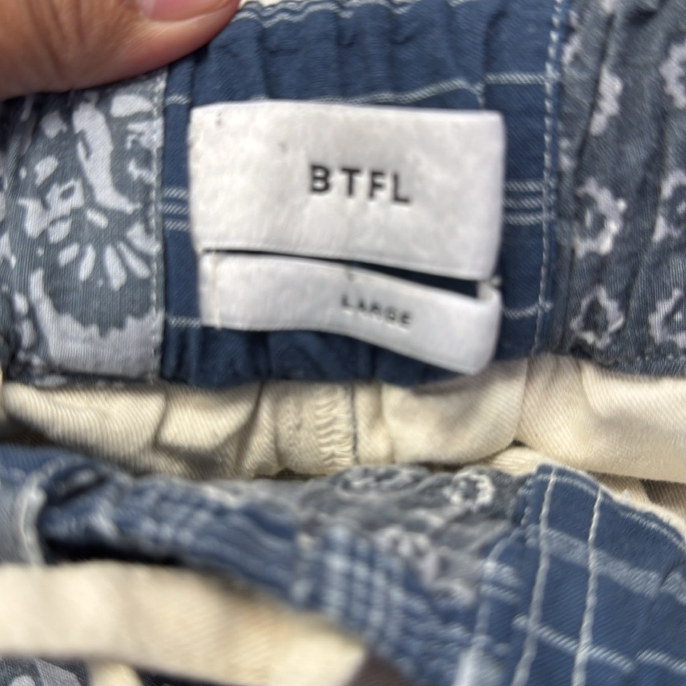 Btfl Studio Jogger Pants Patchwork Front Back Poc… - image 8